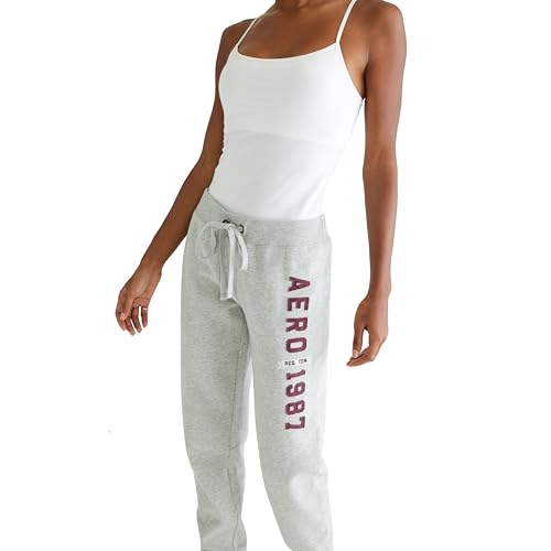 AEROPOSTALE Women's Aero Logo Cinch/Jogger Pant- Arches- 19874
