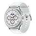 Samsung Galaxy Watch8 Classic 46mm, AI Smart Watch with Cushion Design and Rotating Bezels, with Hybrid Band and Wearable Display, Bluetooth, White, 3 Year Extended Warranty (UK Version)