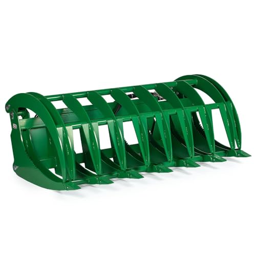 Titan Attachments JDHD84RAKE 84 Inch Hd Root Grapple Rake Attachment Fits John Deere Hook And Pin Connection cover
