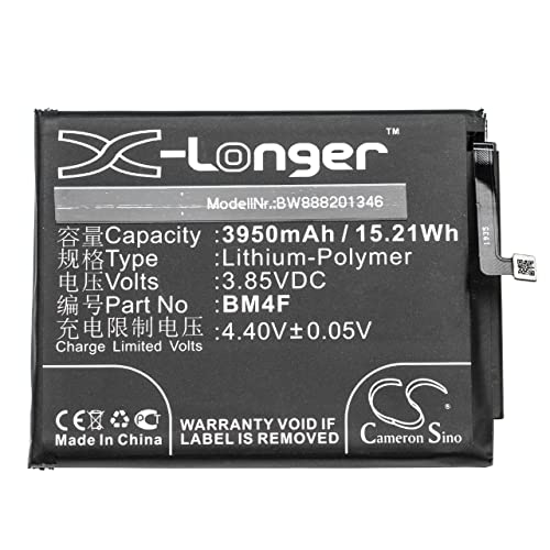 vhbw Batería Compatible con Xiaomi Mi CC9e, CC9e Premium Edition, 9 Lite, A3 móvil, Smartphone (3950 mAh, 3,85 V, Li-Poli)