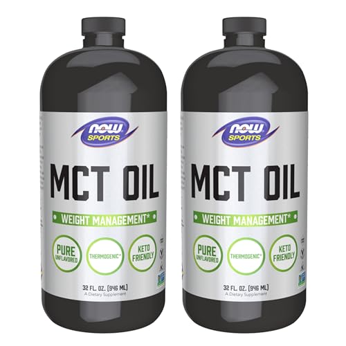 Now Foods MCT Oil, 32 Ounce (Pack Of 2) (packaging may vary)