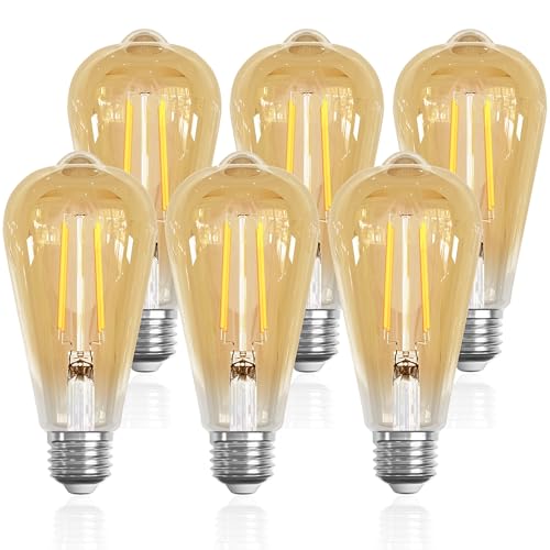 LUTW LEDd E26 60W` GW\d 6W 620lm 2700K dF tBgd ST64 S Ή PSEF؍ς Ao[ 6