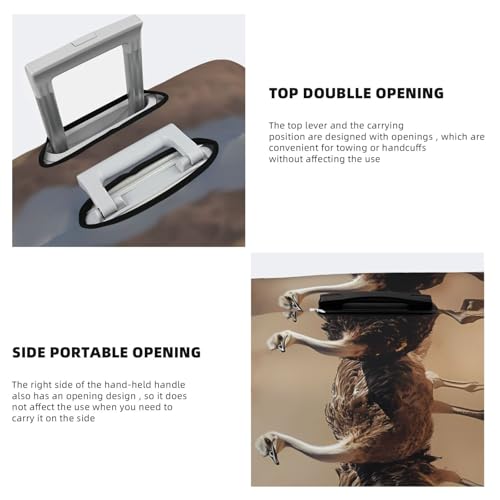 Ostrich Elastic Travel Luggage Cover, Washable Spandex Suitcase Protector, Anti-Scratch Fits 18-32 Inch 5