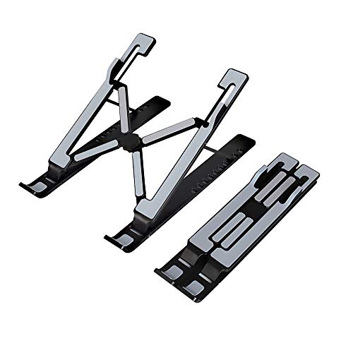 Cozhyss Support vertical pour ordinateur portable réglable pour ordinateur portable avec 10 niveaux de réglage de la hauteur Cover