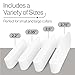 56 Plastic Collar Stays for Men's Dress Shirts – Premium Collar Inserts in 4 Sizes
