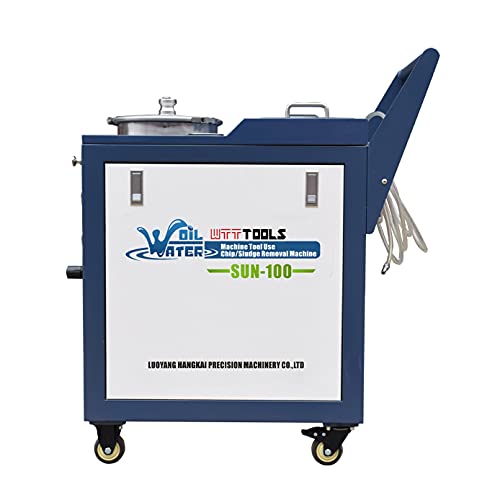 WTTTOOLS Chip Sludge Removal Machine SUN-100 for CNC Machine Tool Cutting Fluid Cleaning