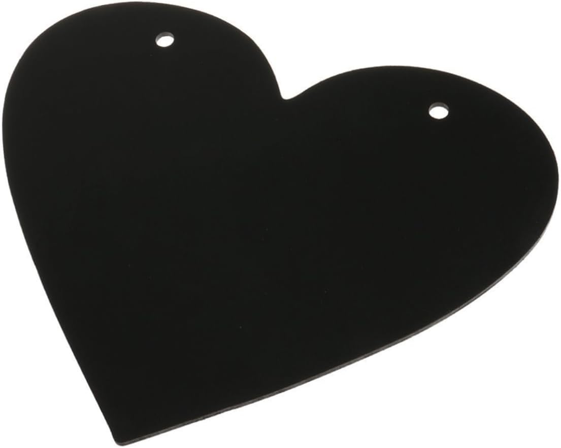 Alipis Hanging Chalkboard Sign Heart Decorative Blackboard Wedding Welcome Board Mini Letter Board