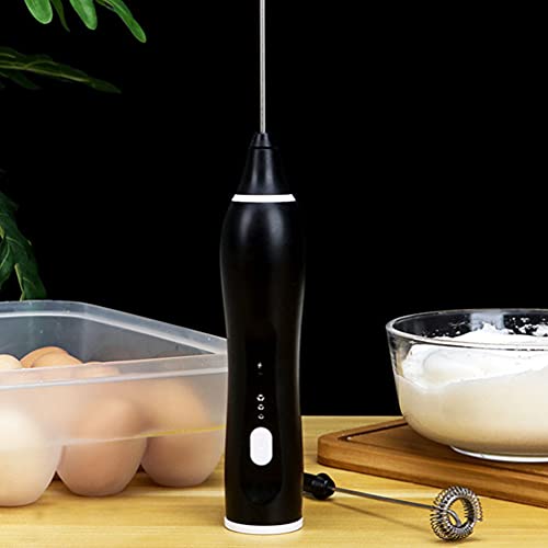Luxshiny Vaporizador de Leche Eléctrico Portátil: Batidor de Huevos Pequeño Mezclador de Espuma Recargable para Café con… - Imagen 4
