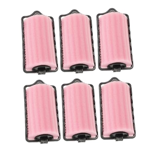 Beavorty Hair Styling Curlers 6pcs Large Foam Rollers Sponge Curling Iron Hair Rollers for Blowout