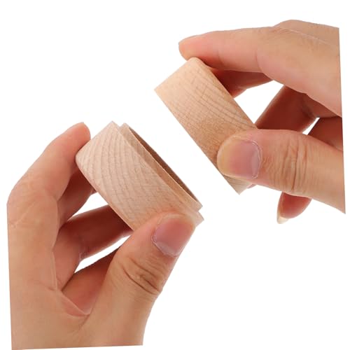 Caja redonda de madera para dientes de niños como regalo de comunión pack 4 5