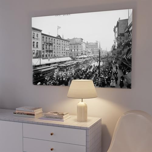 Toile Old Buffalo New York impression haute definition cadre premium - 7