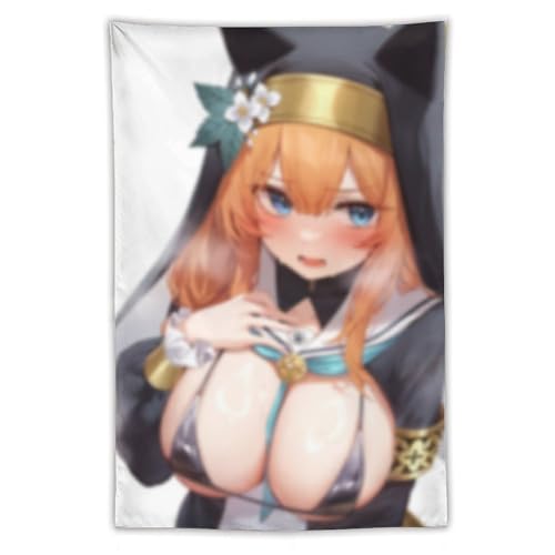 LIEGBMEU Sexy Bikini Hot Anime Girl Tapestry 40"x60" Indoor Outdoor Wall Quilt Art Whimsical Tapestry Decoration,AD68