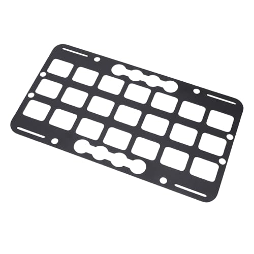 Placa de riel L para sujetar herramientas de forma segura en maleteros de SUVs y buses 3