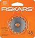 Fiskars 193610-1001 Perforating Rotary Replacement Blade, 45 mm , Gray