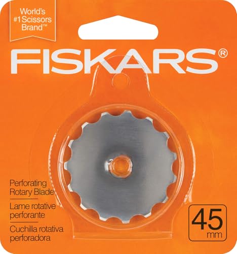 Lame rotative Fiskars 45 mm pour vos ateliers de couture et patchwork