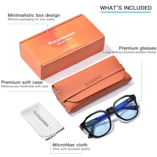 Image of 99.9% Blue Light Blocking Glasses For Men Women Anti-Fatigue Computer Gaming Sleep Glasses Reduce Eye Strain