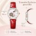 Imagen de ALANTOP Reloj mecánico automático de lujo para mujer