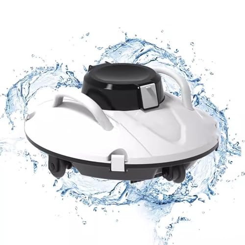 Aspirador automático inalámbrico para piscinas, robot limpiador de piscinas, robot eléctrico portátil para limpieza de piscinas, con autonomía de 120 min, sistema de navegación y aparcamiento in