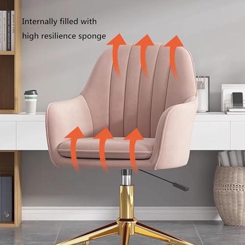 Chaise de bureau réglable pivotante contre le mal de dos pour espace informatique et coiffeuse