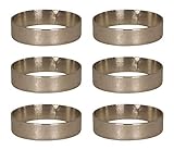  broste Copenhagen Serviettenring \'Ring\' Eisen Nickel [Set]