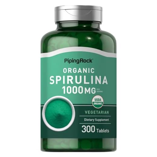 Spirulina Organica 1000mg (300 Comprimidos)