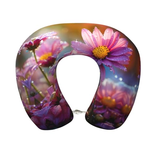 Almohada cuello en U espuma viscoelástica 25 cm x 30 cm miniatura 1