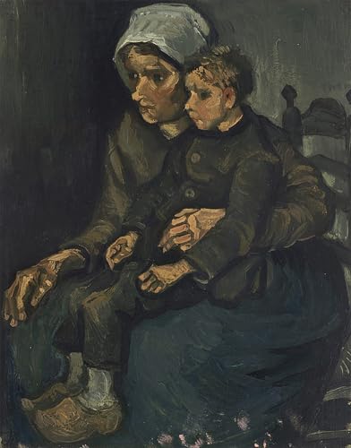 Peinture Van Gogh 60x90cm pour remplacer un cadre mural vide