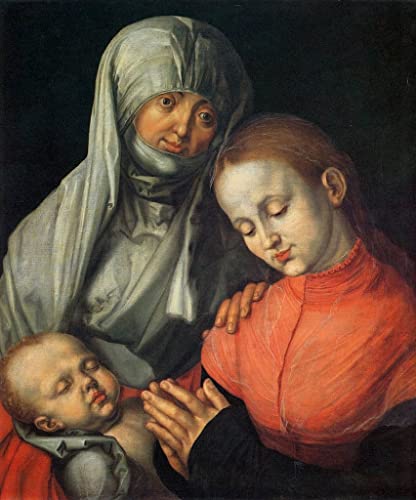 Affiche Toile La Vierge et l'Enfant Dürer pour sublimer votre salon moderne 60x90cm