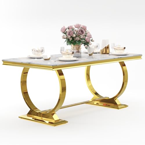 OMG, This Gold Dining Table Is EVERYTHING!