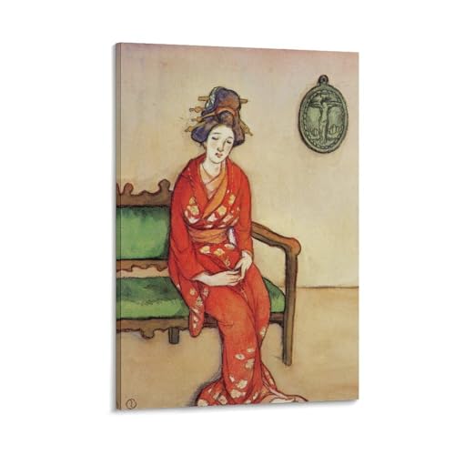 竹久夢二《長崎十二景 十字架》絵画ポスター ホーム装飾 パネル 壁アート 現代壁掛け 絵画 版画 芸術作品 インテリア20x30inch(50x75cm)