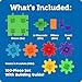 Learning Resources Gears! Gears! Gears! 100-Piece Deluxe Building Set - Ages 3+, Preschool Building Sets, Gears Toys for Kids, STEM Toys for Toddlers, Construction Toy Set