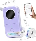 Phomemo D30 Etiquetadora Bluetooth, Etiquetadora Adhesivas Portátil,Mini Impresora Etiquetas Autoadhesivas térmica para el hogar, Colegio, Tienda, Nombre, Compatible con iOS/Android, Violeta