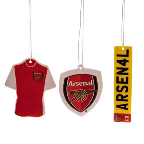 Désodorisant Arsenal FC rouge blanc jaune parfum habitacle auto