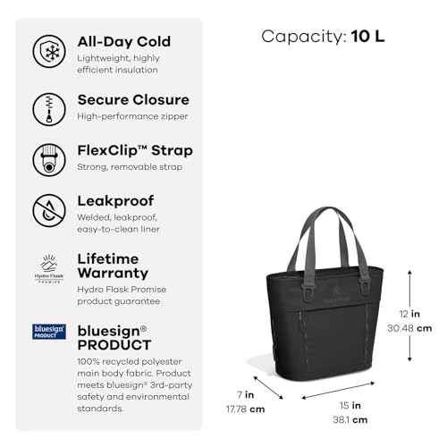 Image of Hydro Flask Carryout Tote - Insulated Tote Bag - 10 L Capacity in Oat