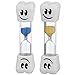 Smile Tooth 2 Minute Sand Timer Assorted Colors (2 Pack)