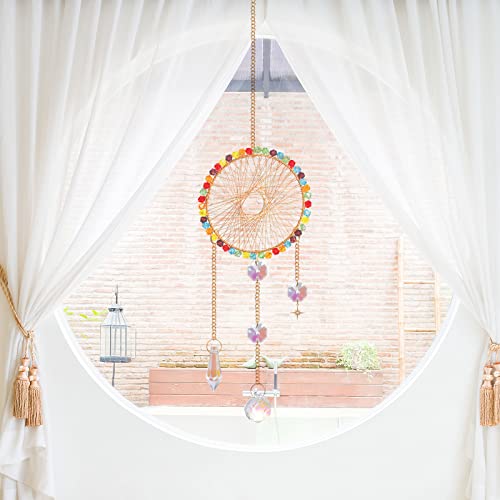 3 Sets DIY Suncatchers, Kit D’artisanat Avec Cristaux Et Prismes, Décoration Suspendue Pour