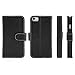 Snugg iPhone 6 Case, Black Leather iPhone 6 Flip Case Premium Wallet Phone Cover with Card Slots for Apple iPhone 6