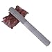 Chazcool 4 Way Wood Rasp File, 4 in 1 Steel Flat Rasp File Half Round Carpentry Woodworking Hand Tool for Carpentry Woodworking 8inch/200mm