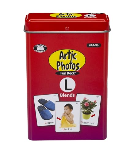 Super Duper Publications Articulation Photos L Blends Fun Deck Flash Cards - Revised Photos Educational Learning Resource for Children