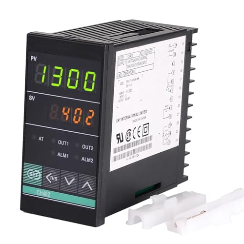 Régulateur de température numérique PID CH402 vertical avec sortie relais 48x96mm