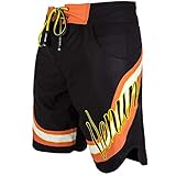 Venum Badeshort Martini, Schwarz/Gelb, S, VENUM-03441-111-S