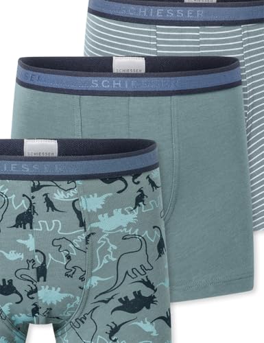 Schiesser Jungen 3 PACK Boxershorts - 95/5 Baumwolle - Größe 92 bis 140 – Ansicht 2