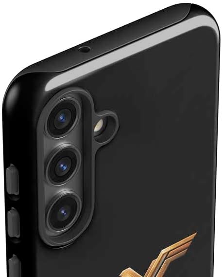 Skinit Impact Phone Case Compatible with Galaxy S24 Plus - Officially Licensed DC Comics Wonder Woman Gold Emblem Design