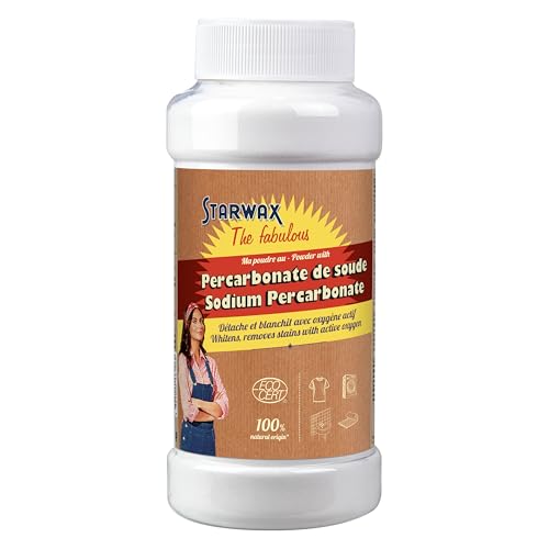 STARWAX THE FABULOUS – Polvo quitamanchas y blanqueador con Percarbonato de Sodio – 1 kg – Multiusos, 100% de origen natural