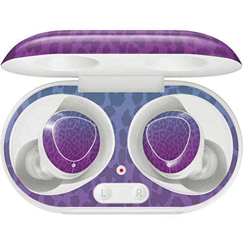 Skinit Decal Audio Skin Compatible with Samsung Galaxy Buds+ - Officially Licensed Skinit Originally Designed Cheetah Print Purple and Blue Design