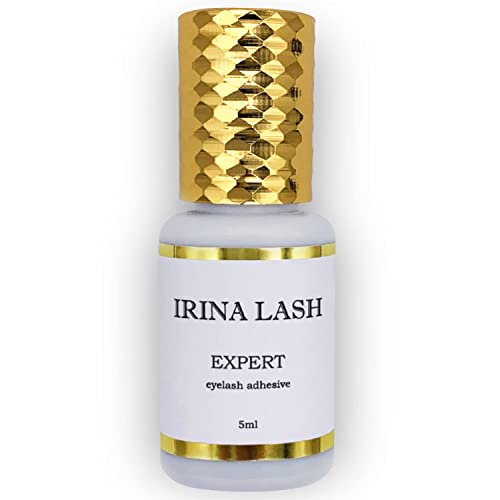 Colla per ciglia Extension, Volume Expert, Registrazione sanitaria, Asciugatura rapida in 0,5 secondo, incollatura in 7 sec, 5 ml nero per extension - Irina Lash