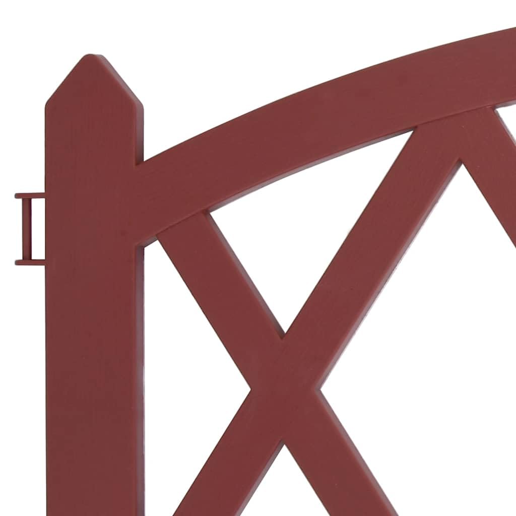 Bordo per prato in polipropilene, rosso, 17 pezzi, 10 m, bordo per prato in plastica per aiuole, prati e arbusti, facile da inserire nel terreno