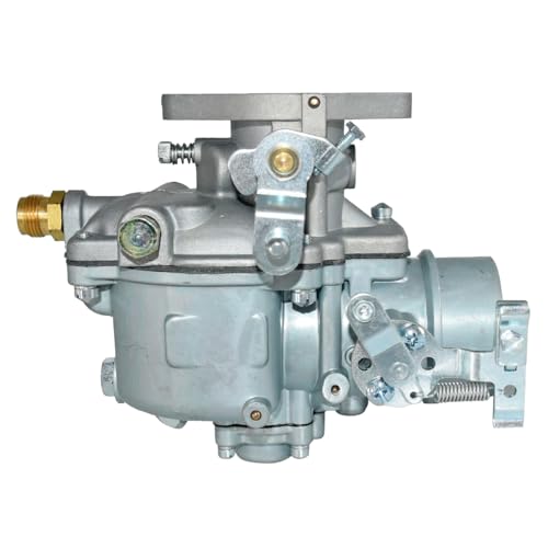 JDLLONG 1103-0004 Carburetor Carb Fit for Ford Holland Tractor 3000 Series 3 Cyl Replace R4100 R8553 C5NE9510C D3NN9510B E1NN9510BA with Fuel Tap