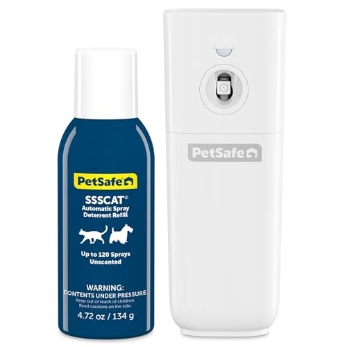 PetSafe SSSCAT Motion Activated Automatic Spray Pet Deterrent for Cats and Dogs