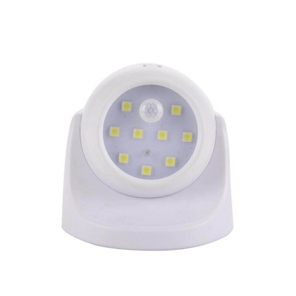 PIR Motion Sensor LED Lamp - Auto Sensor Walkway Light for Indoor & Outdoor, Porch - White